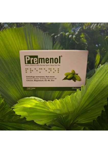 Premenol Multivitamin ve Mineral Takviye-Menepoz Semptomlarını Hafifletici