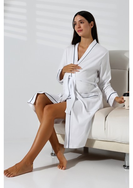 Interlok Hamile Lohusa Uzun Kol Sabahlık 1356