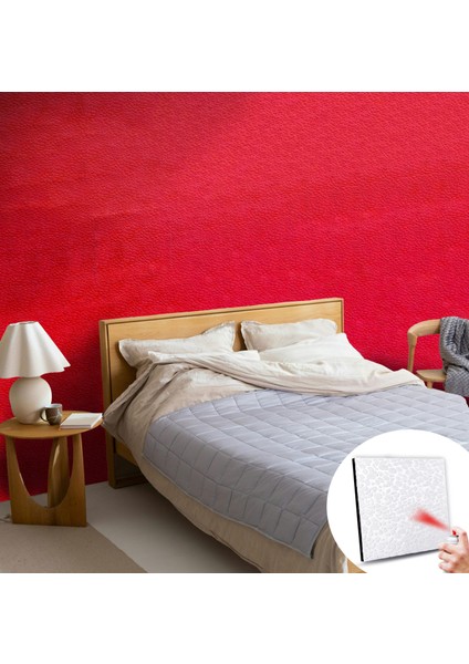 Beyaz Boyanabilir Embos Keçe Ses ve Isı Yalıtım Paneli 40X40 cm 30 Adet-5m²