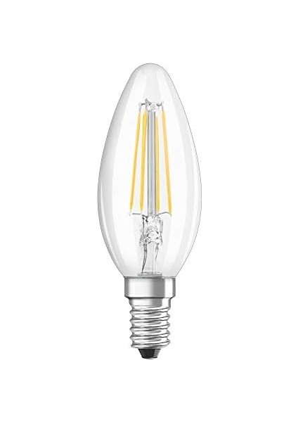 4052899961814 LED Ampul, Cam, Sarı, 11.8x3.5x3.5 cm