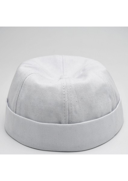 Hiphop Erkek Takke Şapka Docker %100 Pamuk Beyaz indirimleri