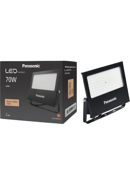 LED Floodlıght 70W 5850LM 3000K Kelvin-Sarı Işık