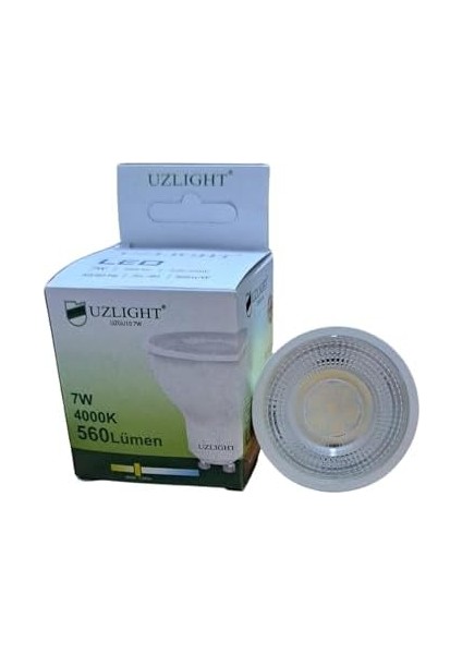 Adet 7W 4000K GU10 Duy 38° Gün Işığı LED Spot Ampul Uzlıght
