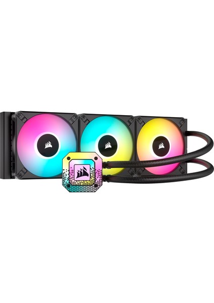 Icue H115I Elite Capellıx Xt Cpu Sıvı Soğutucu - Iki Fan AF140 Rgb Elite - 280 mm Radyatör - Intel® Lga 1700, 1200, 115X, 2066, Amd® Am5, Am4 - Siyah