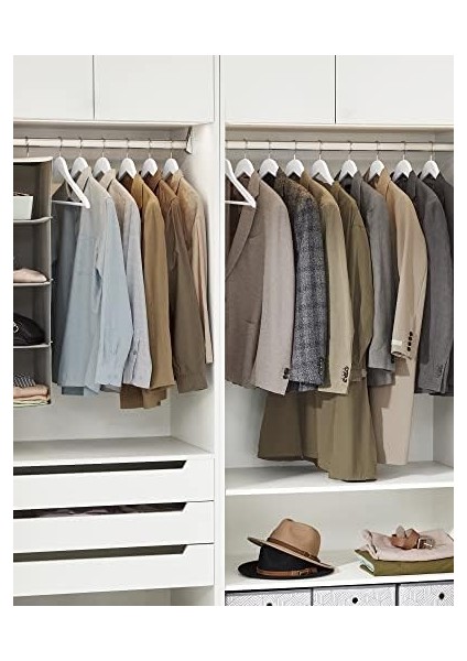 Ahşap Elbise Askısı, 20'li Set, Masif Ahşap Askılar, Omuz Bölgesinde Çentikler, Kaymaz Pantolon Çubuğu, 360° Dönebilen Kanca, Takım Elbise, Gömlek Için, Beyaz-Gümüş CRW03W-20 fiyatları