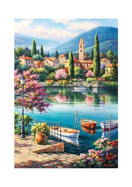 Puzzle - Gölde Akşamüstü / 500 Parça, #3597
