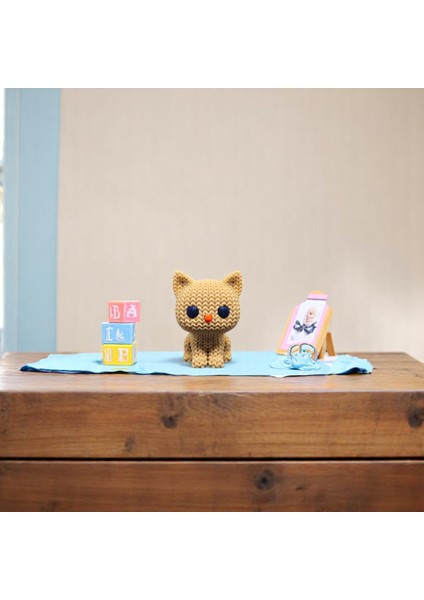 Örgü Desenli Kedi Fi̇gürü
