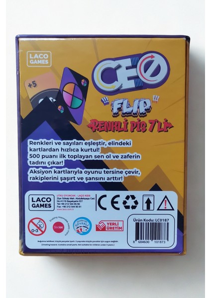 Ceo Flıp Renkli Pis 7'li