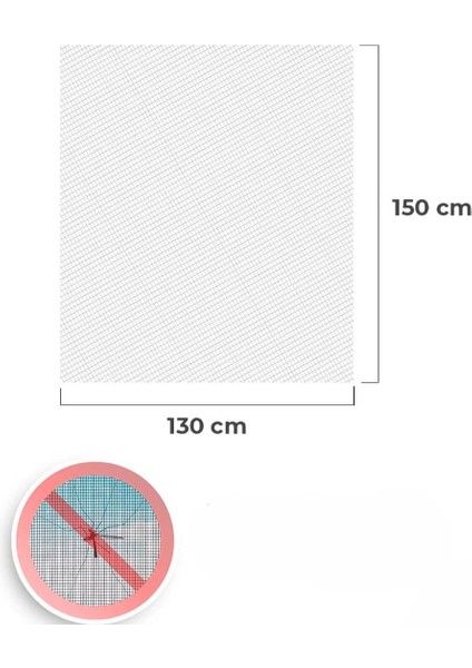Yapışkanlı Çift Kanat Sineklik