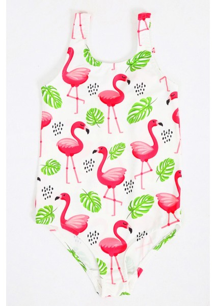 Kız Çocuk Mayo Desenli Rahat Hızlı Kuruyan Mayo Deniz Havuz Plaj Mayosu modelleri