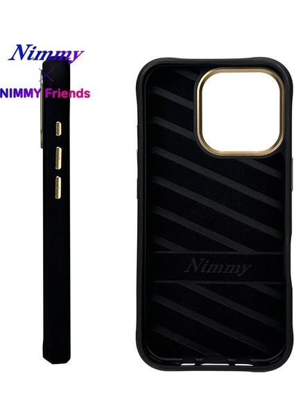 iPhone 16 Pro Uyumlu 3D Gözlük Zincir Köpek Detaylı Nakış İşlemeli Kabartmalı Cool Glasses Kılıf