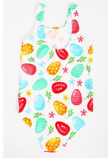 Kız Çocuk Mayo Renkli Deniz Kızı Desenli Rahat Hızlı Kuruyan Mayo Deniz Havuz Plaj Mayosu fırsatları