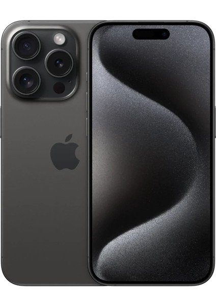 Yenilenmiş iPhone 15 Pro 128 GB Siyah Titanyum Cep Telefonu (12 Ay Garantili) - C Kalite