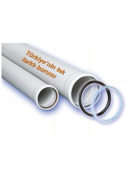 Ege Yıldız 110X2000 Pvc Boru 2,2 mm
