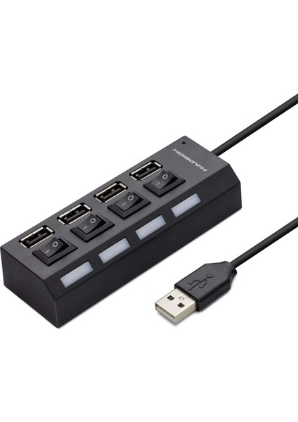 USB Hub 4*usb Siyah HDX7008