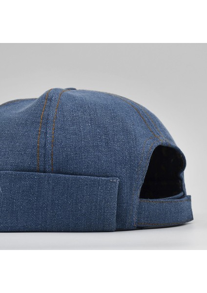 Kadın Kot Şapka Denim Sipersiz Cap