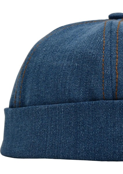 Kadın Kot Şapka Denim Sipersiz Cap