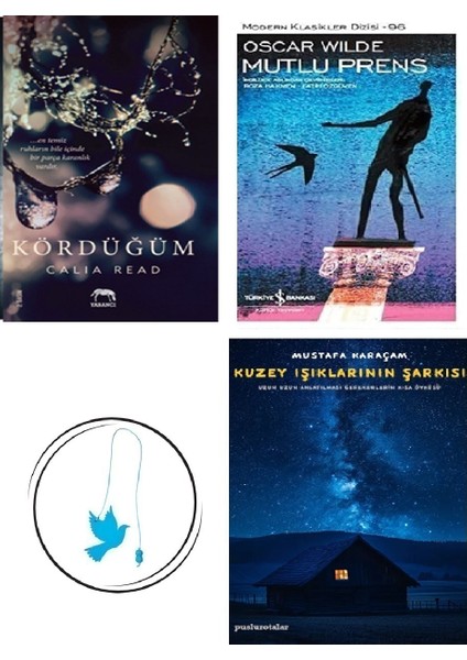 Kördüğüm - Calia Read + Mutlu Prens + Kuzey Işıklarının Şarkısı + Uçan Kuş Ayraç (Bu Set Yeni ve Eski Kitaplardan Oluşmaktadır)