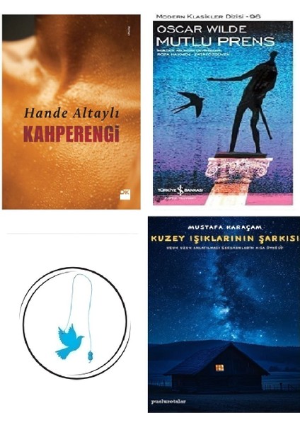 Kahperengi - Hande Altaylı + Mutlu Prens + Kuzey Işıklarının Şarkısı + Uçan Kuş Ayraç (Bu Set Yeni ve Eski Kitaplardan Oluşmaktadır)