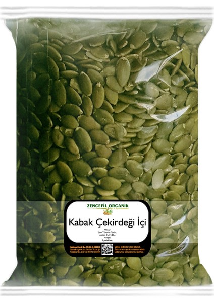 Zencefil Kabak Çekirdeği İçi 250 gr Çiğ Kabak Çekirdeği İçi Tertemiz ve Taze Çiğ Kabak İç 0,25 kg