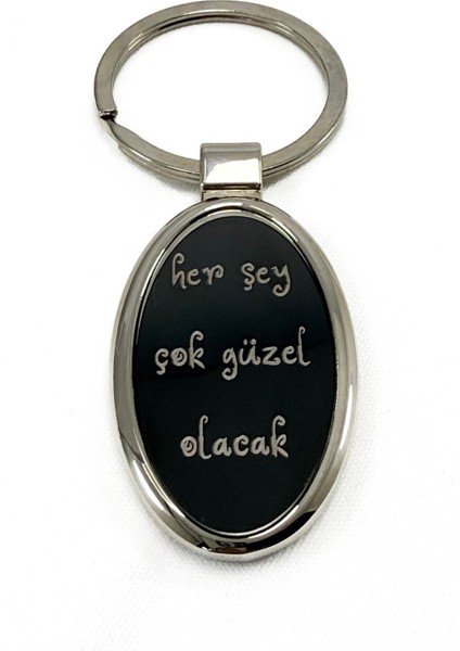Çelik Her Şey Çok Güzel Olacak Anahtarlık Hediye Anahtarlık