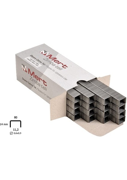 814 Zımba Teli Paket (3000 Adet)