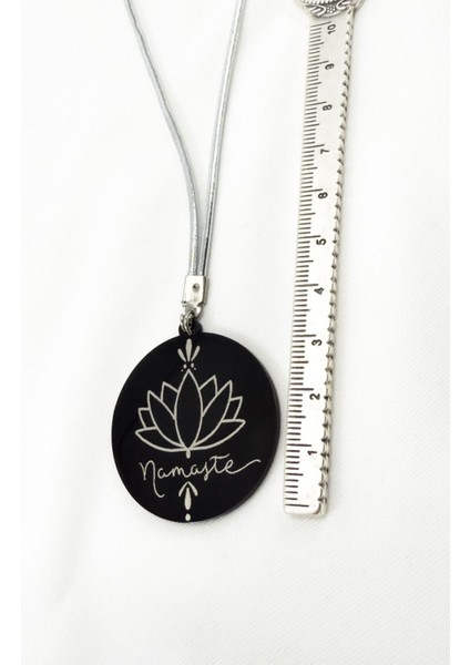 Siyah Çelik Her Şey Çok Güzel Olacak Lotus Çiçeği Yazılı Araba Dikiz Ayna Süsü modelleri