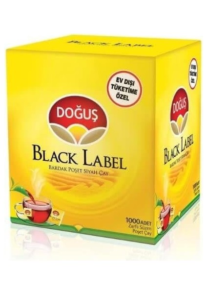 Black Label Süzen Bardak Poşet Çay 1000 x 2 gr