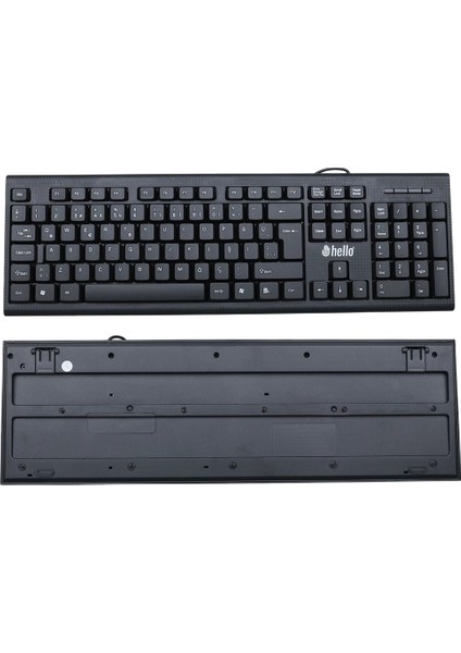 Standart Kablolu Siyah USB Q Klavye