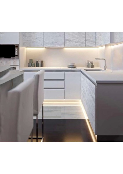 5 Metre Cata Ct 4486 10 Çip Şerit LED Iç Mekan Ilık Beyaz 4000K