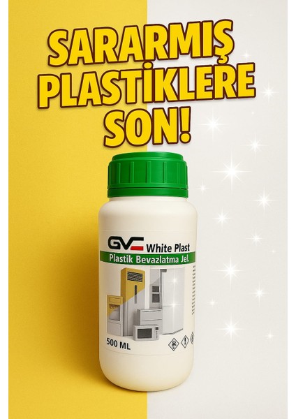 Plastik Beyazlatıcı Jel - Sararmış Yüzeylere Son