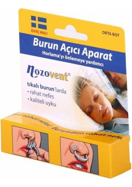Rahatsızlık Hissini Azaltan Orta Boy Burun Açıcı Aparat