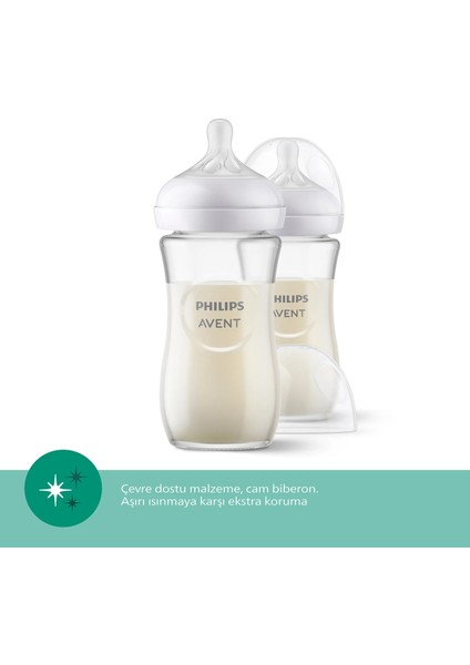 Philips Avent Doğal Tepkili Natural Response Cam Biberon 120 ml 0+ Ay fiyatları