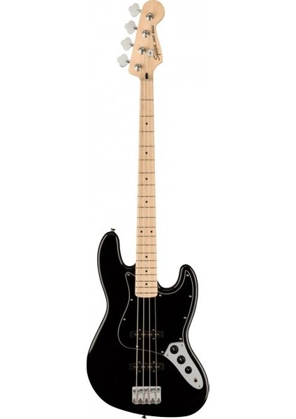 Fender Squier Affinity Jazz Bass Akçaağaç Klavye Siyah Bass Gitar 0378603506