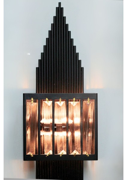 Pramit Siyah Duvar Aplik,pilli Aplik, LED Ampullü Tekli Duvar Apliği, Duvar Lambası 1 Adet fırsatları