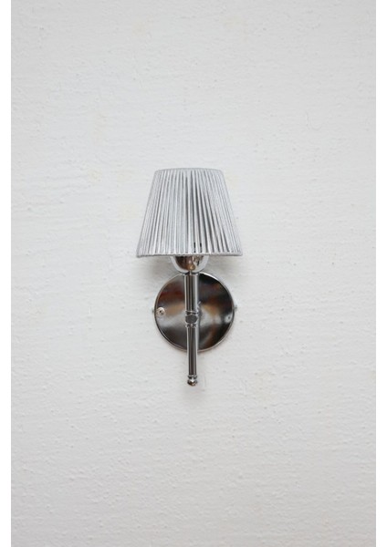 Gümüş Deri Alt Gümüş Metal Duvar Aydınlatması Ledli Aplik fiyatları