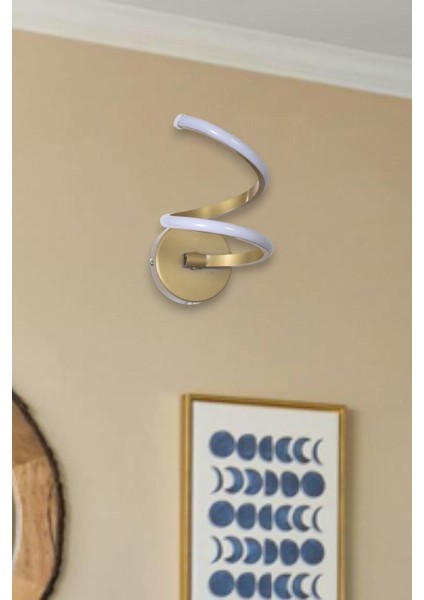 Zlatan Modern Tasarım Eskitme Renk Gün Işığı Ledli Banyo - Mutfak - Salon Ledli Duvar Aplik