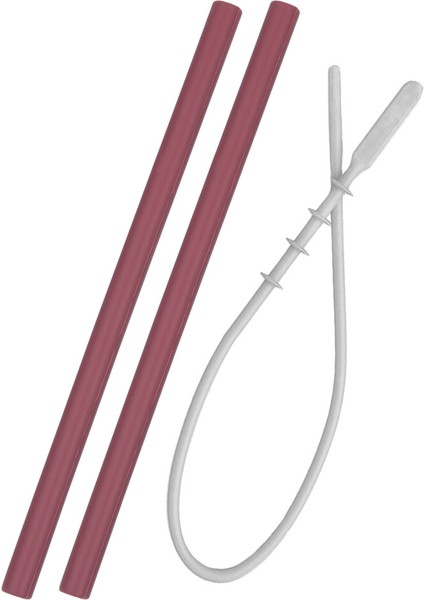 Mbb E- Ticaret Oioi Silikon Pipet 2li ve Temizleme Fırçası Velvet Rose