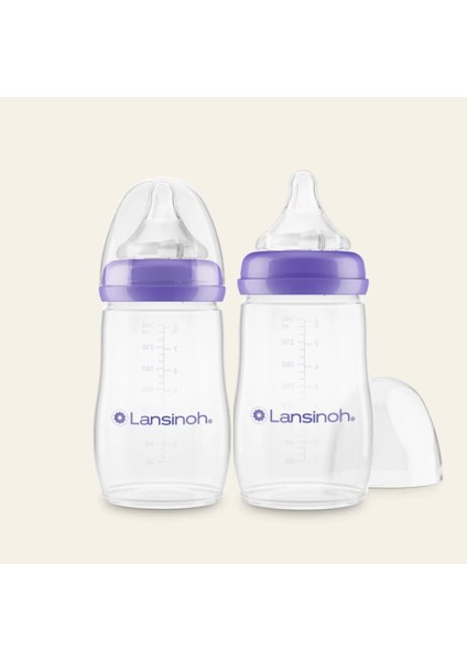 Lansinoh Biberon 2'li Natural Wawa Biberon Emziği 240 ml