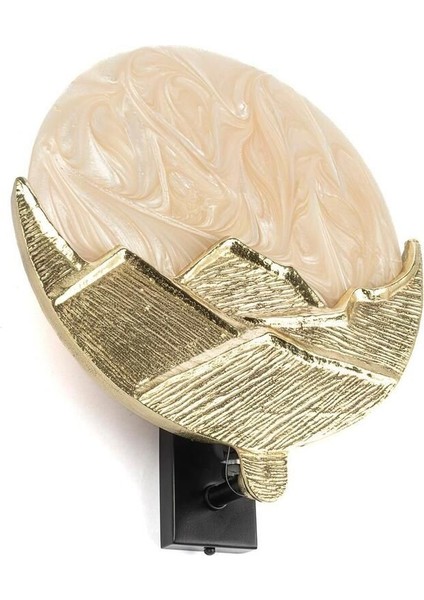 Gold Sedefli Aplik 30X34X9CM