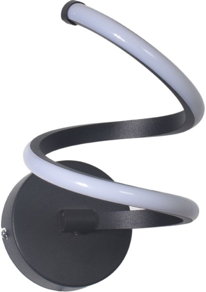 Zlatan Modern Tasarım Siyah Renk Gün Işığı Ledli Banyo - Mutfak - Salon Ledli Duvar Aplik