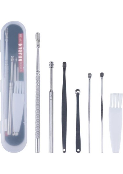 Paslanmaz Çelik Kulak Temizleyici 6'lı Set, Sağlıklı ve Güvenli Kullanım için Ideal fiyatları