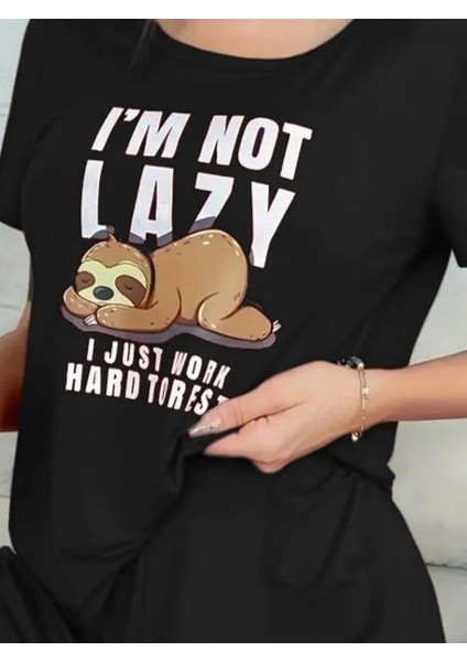 Kadın Kısa Kollu Bisiklet Yaka Baskılı Viskon Bluz ve Şort Ikili Takım fiyatları