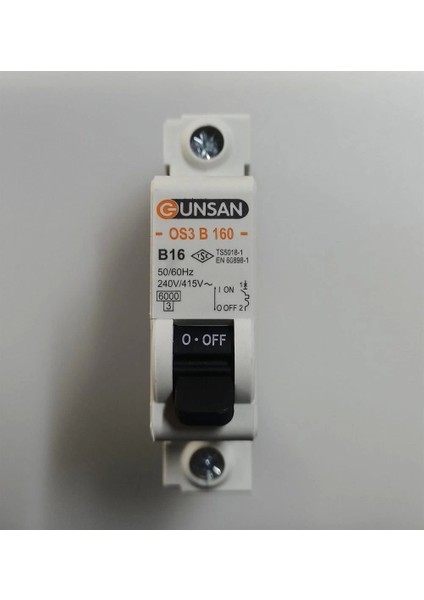 1X40 A B Tipi 6 Ka W Otomat Sigorta