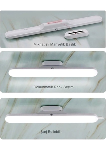 Ledli Şarj Edilebilir Aplik - Martı