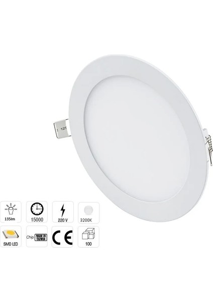 Cata Ct 5147 LED Spot 12W 3200K Gün Işığı