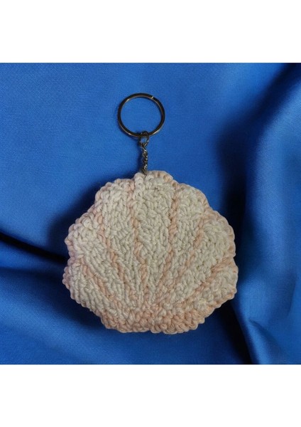 Hand Made Örgü Istridye Anahtarlık