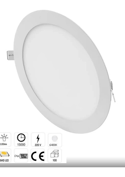 Cata Ct 5169 LED Spot 18W 3200K Gün Işığı