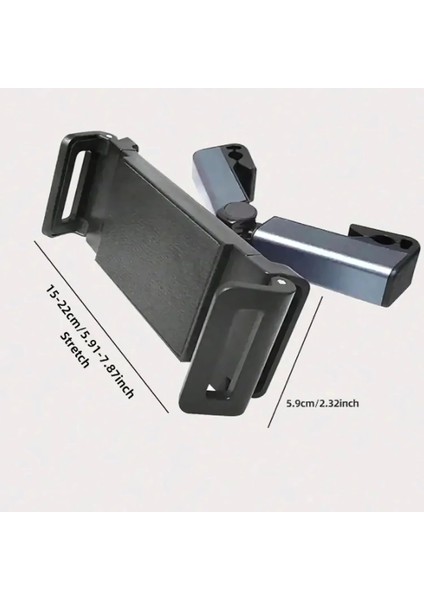 Araç Koltuk Arkası Tablet Tutucu, Telefon Tutucu, Tablet/ telefon Tutucu, Ipad Pro 12. 9 Mini Air, Galaxy Tab A A7 S7, Switch, Surface, 4, 7- 12, 9 Ile Uyumlu