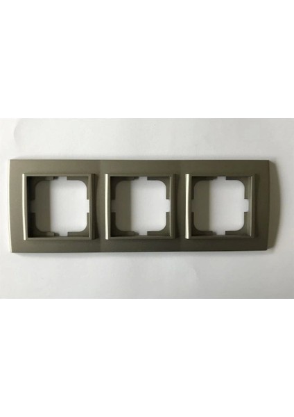 Antrasit Üçlü Çerçeve - Priz ve Anahtar Için Uyumlu Çerçeve fiyatları